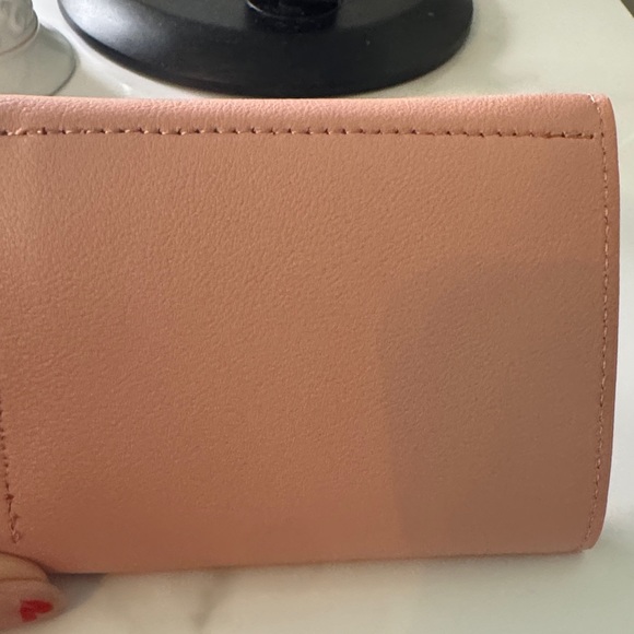 Pink Wallet with Pom Pom Keychain All Inclusive NWOT - Picture 5 of 5